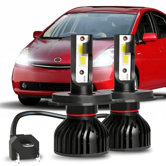 For Toyota Prius 2002 2003 2004 2005 2006 2007 2008 2009 LED Headlight Bulbs 9003/H4 High and Low Beam