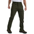 thumbnail image 4 of QPNGRP Men's Snow Ski Pants Water Resistance Fleece Lined Cargo Pants Softshell for Winter Outdoor with Zippered Bottom Legs, 4 of 12