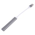 thumbnail image 1 of Adaptador USB de 4 puertos One Drag Four Splitter, concentrador de extensión de datos, miniconector de aleación de aluminio, 1 of 6