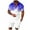 Blue, variant on Mens Shorts Sets 2 Piece Outfits Printing Streetwear 2-Piece Set Color Block Beach Outfits Flower Print Summer Tropical Suit Loose Fit Summer Outdoor Walking Sets