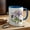 Blue, variant on Wildflower Ceramic Coffee Mug 11oz Spring Beauty Dishwasher Safe