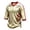 Khaki-#001A, variant on Mexico Soccer Jerseys V Neck 3/4 Sleeve Soccer Tops Soccer Jersey Digital Print Black Gold Cultural Mexican National Athletic Stadium Top Shirts,Red M