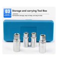 thumbnail image 3 of 4pcs Stud Extractor Set Broken Stud Removal Socket Metric Stud Remover Tool Drive Nut Remover Stud Puller, 3 of 5