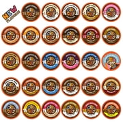 Crazy Cups Flavored Coffee Pods Sampler Variety Pack, 50 Count for Keurig K Cups Machine