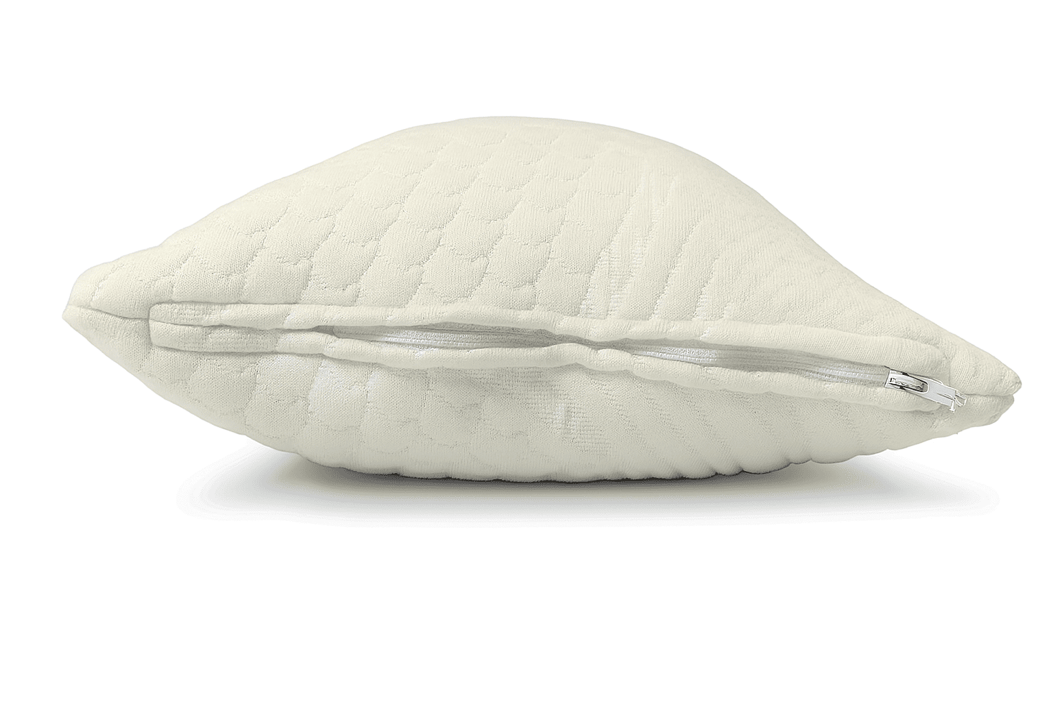 ORGANIC TEXTILES Organic Shredded Latex Bed Pillow with Bamboo Removable Cover - For Sleeping, Head Support, Side Back Stomach Sleeper, Soft and Breathable - (Travel Size)