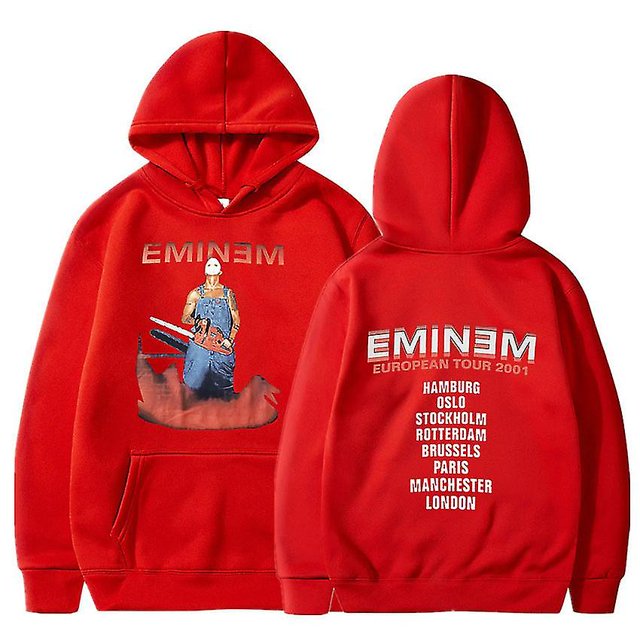 Eminem Anger Management Tour 2002 Hoodie Vintage Harajuku Funny Rick Sweatshirts Long Sleeve Men Women Pullover Fashion