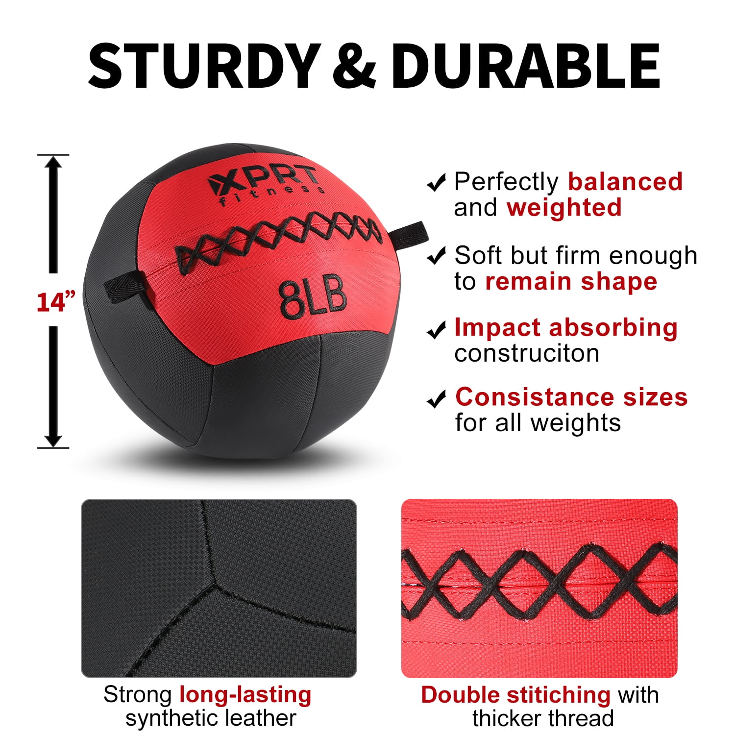 XPRT Fitness Wall Ball 30lb