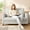 Beige, variant on Garvee 52" Loveseat Sofa with Coiled Cushion 450LB Capacity Fabric Couch Easy Assembly for Apartment