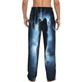 thumbnail image 3 of Fotbe Night Scene of Wolves Men's Pajama Pants,Sleepwear Pants,Pj Bottoms Drawstring And Pockets-Medium, 3 of 9