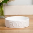 thumbnail image 3 of Park Life Designs 5.25" Small Pet Bowl | Classic Food (White), 3 of 4