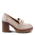 thumbnail image 6 of PATRIZIA Women's Dajah Inset Heel Loafers with Burnished Finish, Geometric Metal Detail, and Comfortable Fit, 6 of 7