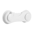 thumbnail image 2 of Cerradura de seguridad adhesiva para cajones, armarios, armarios, cerradura de protección para niños y bebés (blanco), 2 of 5