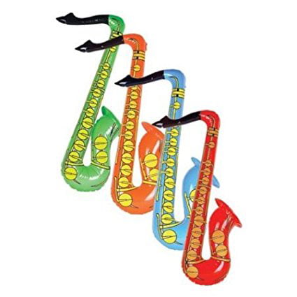 Inflatable Saxophone - 1 Pc, Inflatable Saxophone - 1 Pc By 5StarTD