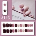 thumbnail image 1 of 24pcs Fake Nail Patch Reusable Full Cover Shiny False Nail Tips For Decorated Design Press On Nails Art Fake Extension Tip, 1 of 4