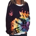 thumbnail image 1 of Womens Sweatshirts Jumper Crewneck Casual Pullover Tops Halloween Print Long-sleeved Sweatshirt Casual Blouse Pullover, 1 of 3