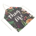 thumbnail image 3 of Delantal con estampado de flores, delantal para salón de uñas, delantales de cocina suaves, delantal para tecnología de uñas, confiable y duradero, 3 of 8