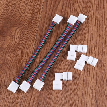 OUNONA LED Light Strip Connector LED Strip to Power Adaptor