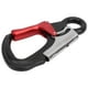thumbnail image 4 of Clip de mosquetón, gancho de presión de doble bloqueo, resistencia de 35kN, uso versátil, gancho de presión de resorte de aleación de aluminio para Negro, 4 of 8