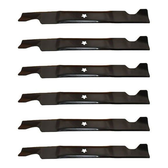 (6) High Lift Mower Blades Fits Craftsman Riding Mowers 46" Deck Replaces 405380