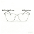 thumbnail image 2 of FUN VR Eyeglasses, Fun Blue Light Blocking Glasses - Fashion Square Eyeglasses, Anti UV Ray Computer Gaming Glasses Blue Blockers for Women/Men, 2 of 5
