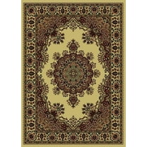 Radici Usa Castello Area Rug 1191 Ivory Medallion Floral 5' 5" x 7' 7" Rectangle