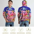 thumbnail image 4 of Kirby Hoodie 3D Print Pullover Hooded Long Sleeve Sweatshirts Tops Blouse with Pocket for Mens Womens, 4 of 7