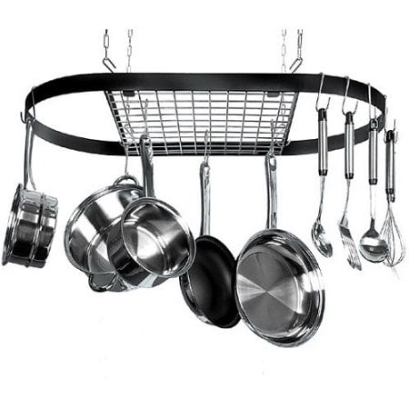 Gourmet Collection Pot Hooks - Kinetic Classicor 12 Hook Iron Pot Rack