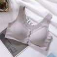 thumbnail image 2 of Vetsdori Soft Everyday Bras for Women Front Closure Lightweight,No Padding Womens Bras, 2 of 7