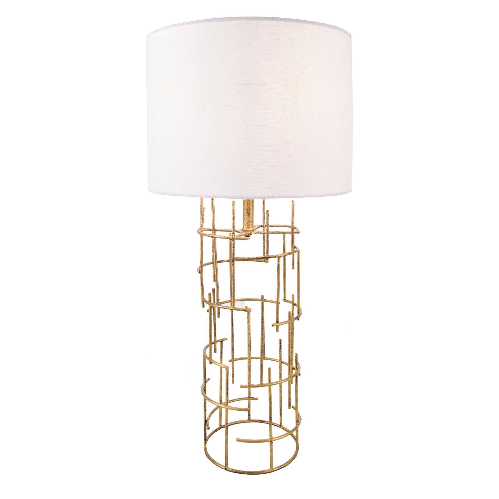 Watch Hill Lighting Cylinder Gold Finish Table Lamp