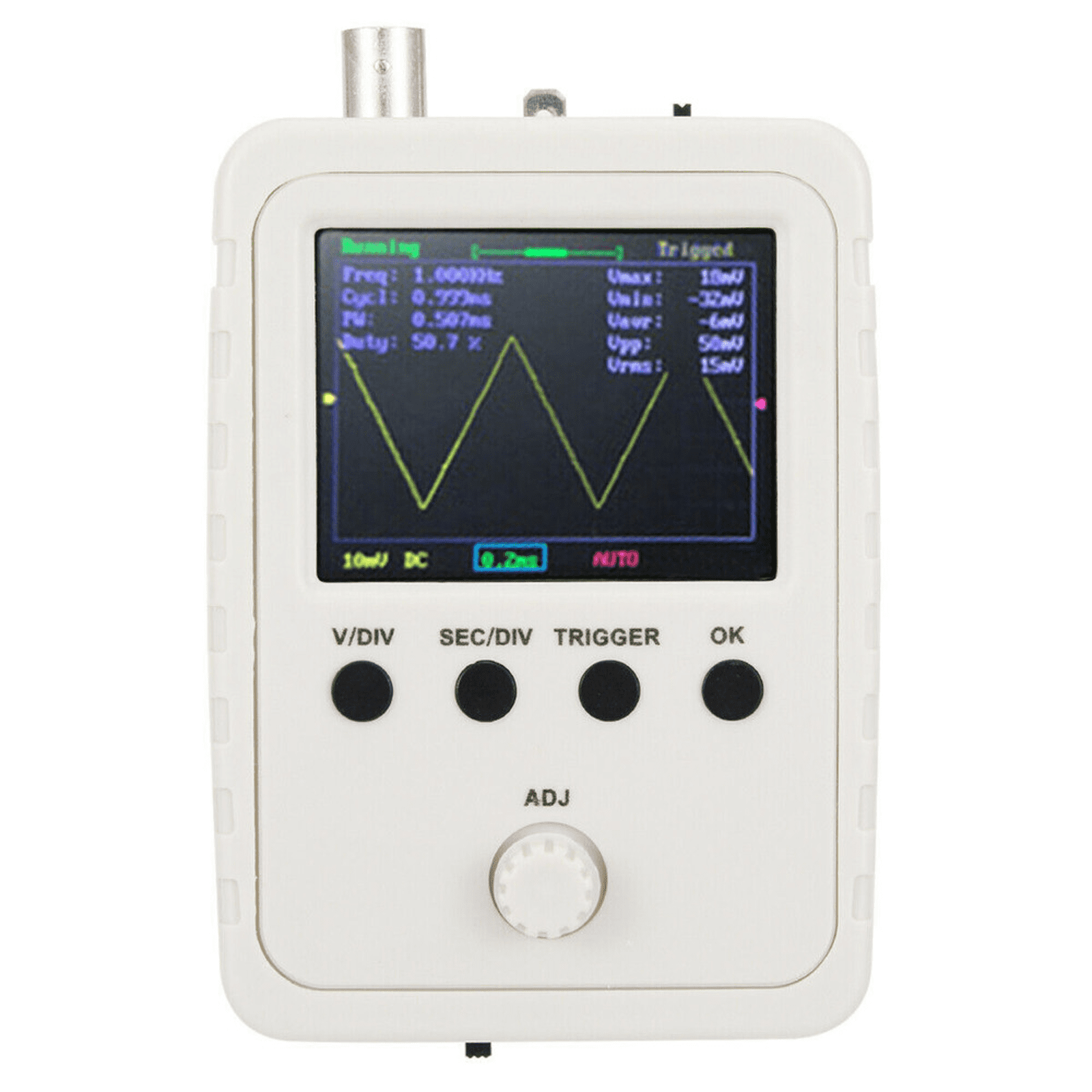 APPLAYERR High-Precision 12-Bit Digital Oscilloscope with 1024-Point Record Length for DIY Projects and Lab Use