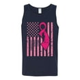 thumbnail image 2 of AmericanFlag Awareness Mens Graphic Tank Top, Navy, Large, 2 of 3