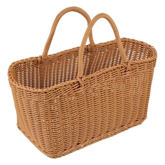 HEANUJJ 1Pack Woven Storage Basket For Women And Homeowners 34X0.3937*31X0.3937*21X0.3937in