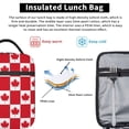 thumbnail image 5 of Insulated Lunch Bag Flag Of Canada Reusable Lunch Box for Men Women, 5 of 7