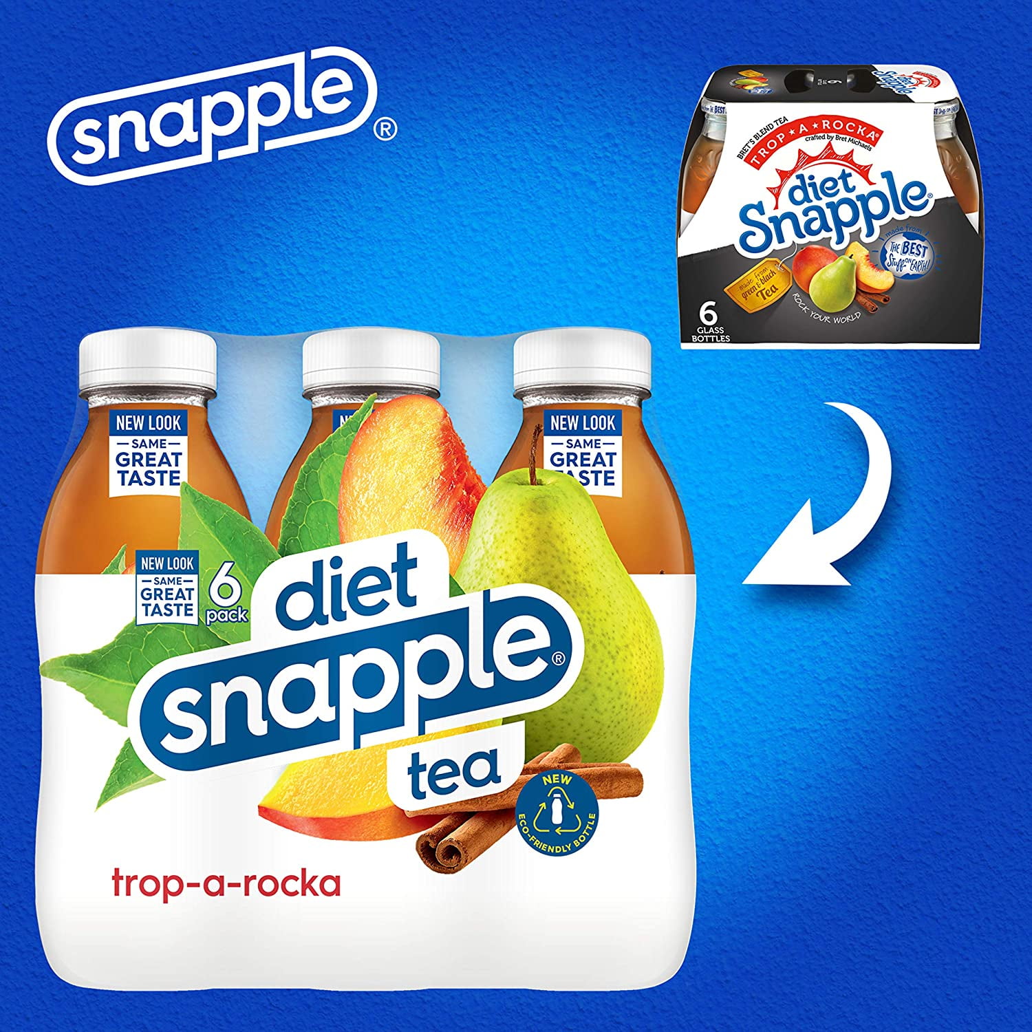 Snapple Tea, Peach, Diet 64 fl oz (2 qt) 1.89 lt