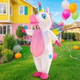 thumbnail image 3 of Disfraz inflable de unicornio alado KOOY, talla adulto, 3 of 8