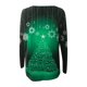 thumbnail image 5 of Camisas Navideñas Para Mujer, Camisas Informales Florales de Manga Larga, Jersey de Cuello Redondo Liso, Túnica Holgada, Tops, Blusa de Manga Larga Con Estampado de Árbol de Navidad Odeerbi  ODB121214, 5 of 5