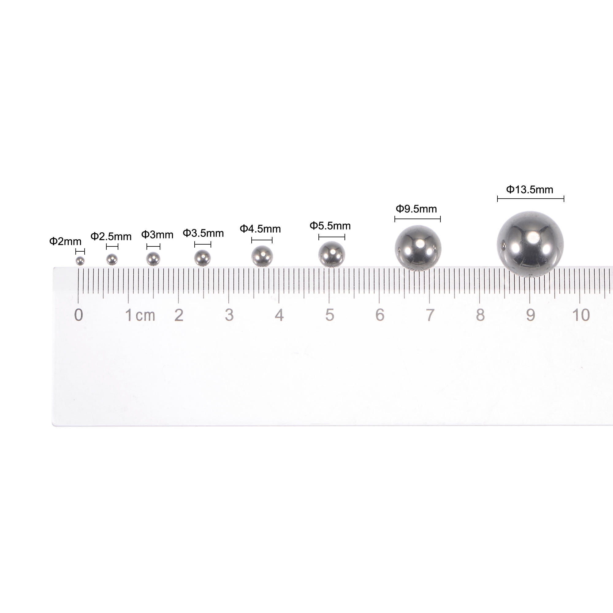 Unique Bargains 201 Stainless Steel Bearing Balls G100 Precision 3mm