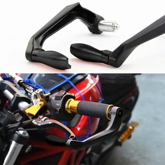 Hand Guard Protector for Motorcycle Modification Anti-Fall Horn Brakes Hand Guard Bow Protection Rod Motorcycle Styling Motorcycle Handlebar Handguard Black