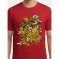 thumbnail image 2 of Men's & Big Men's Lunar Year Graphic Tee, Twelve Zodiac, Sizes S-3XL, 2 of 5