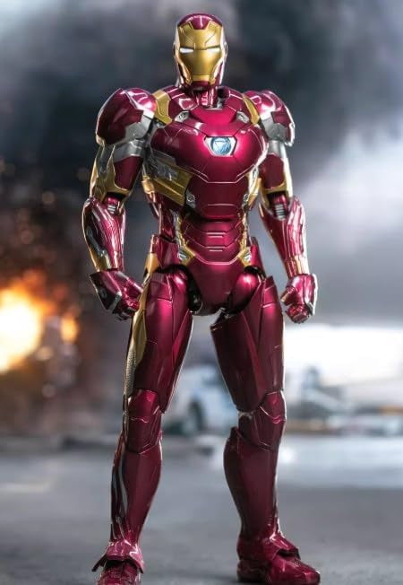 Fondjoy 1/7 scale MK46 iron movie hero plastic model kits，Illuminated Edition MV24806