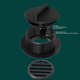 thumbnail image 2 of Boat Deck Drain Triple Seal Design ABS Easy to Clean Prevent Blocking Deck Floor Drain Scupper Black, 2 of 3