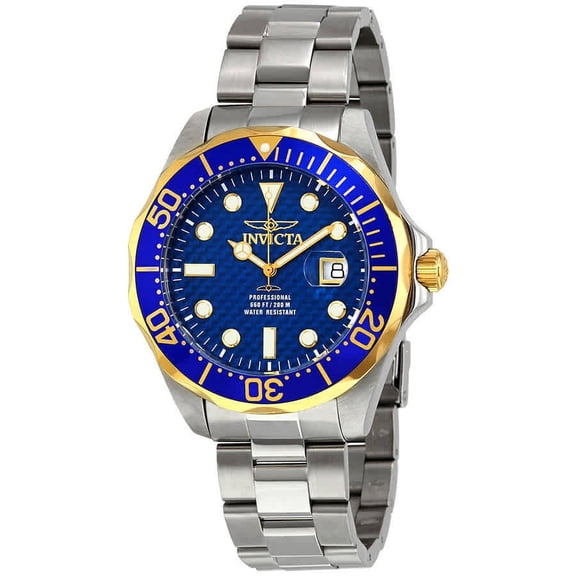 Invicta Pro Diver Men's Blue Dial Quartz Watch 12566