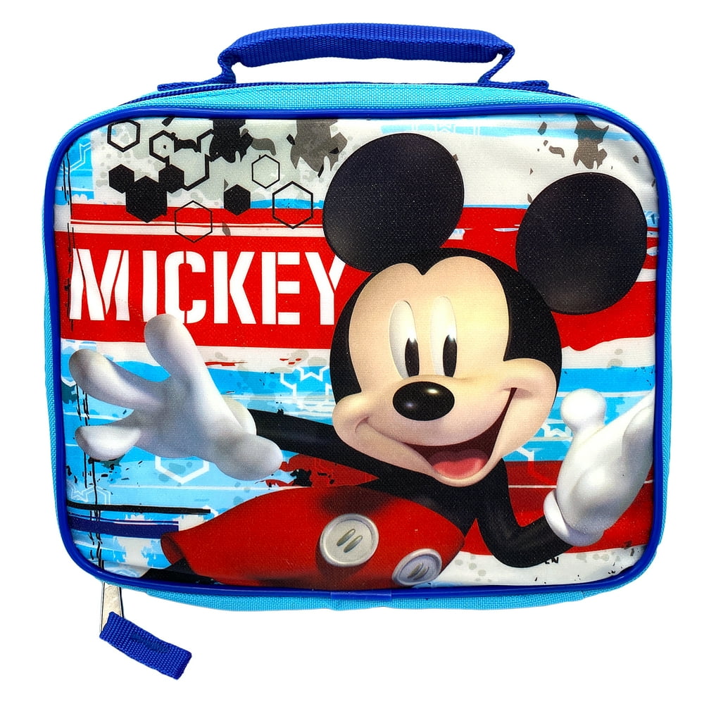 Disney Mickey Mouse Strong Double Layer Insulated Cooler Lunch Bag with