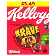 Kellogg's Krave Chocolate Hazelnut Flavour 410g  (pack of 6)