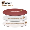 thumbnail image 4 of Uxcell PSA Sanding Discs Aluminum Oxide Sandpapers Self Adhesive 320 Grits 8Pcs, 4 of 7