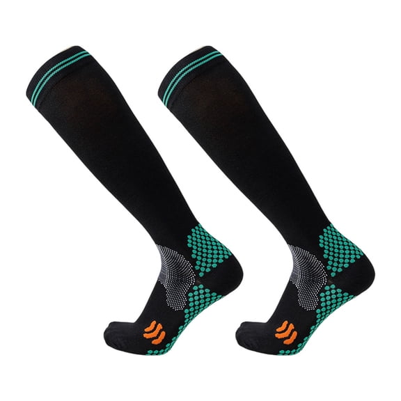 jowamay Compression Socks for Women and Men 20-30 mmHg Knee High Unisex Strength Training Leg Protection Calf Socks for Running