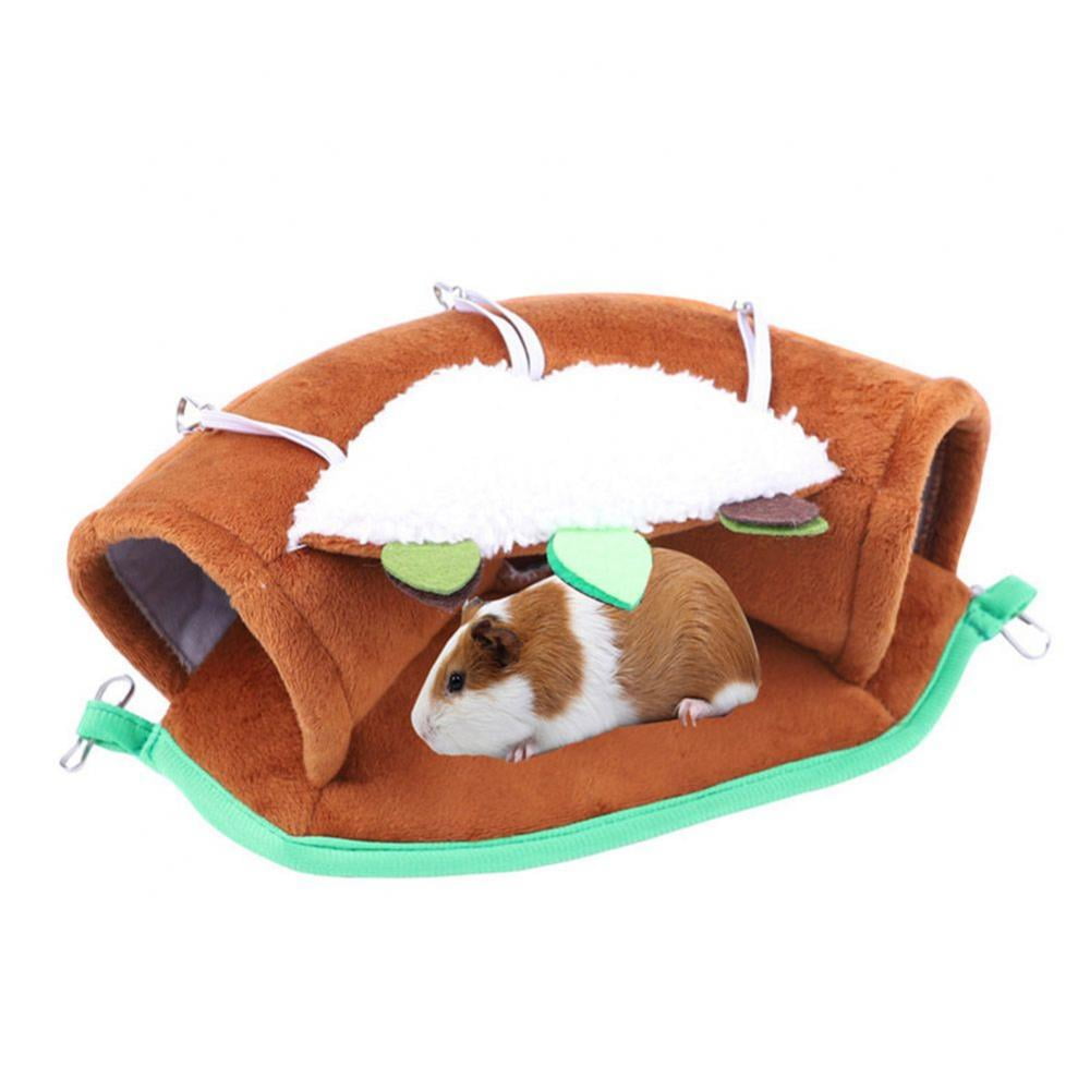 Cozy Pet Rat Rabbit Ferret Chinchilla Cat Hammock Bed Hanging Sleep Bed Tunnel 