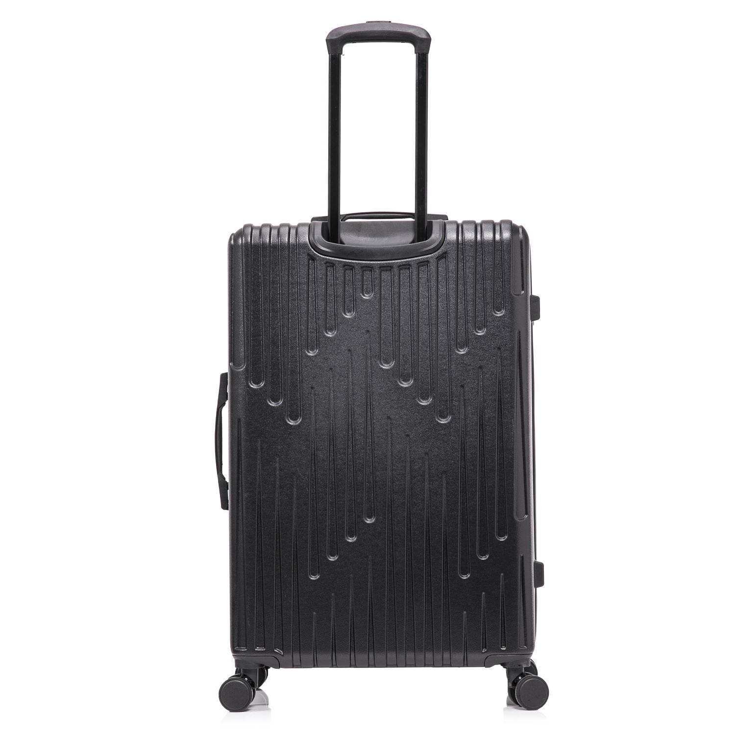 InUSA DRIP 28" Hardside Lightweight Checked Luggage with Spinner Wheels, Handle and Trolley, Black