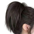 thumbnail image 2 of Bun Hair Wig | Ball Head Wig | Natural Wiggy Hair Extensions With Elastic Strap Fake Hair Scrunchie For Daily Dress Going Out Shopping, 2 of 9
