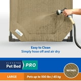 Coolaroo Large Elevated Pet Bed Pro Replacement Cover - Nutmeg ...